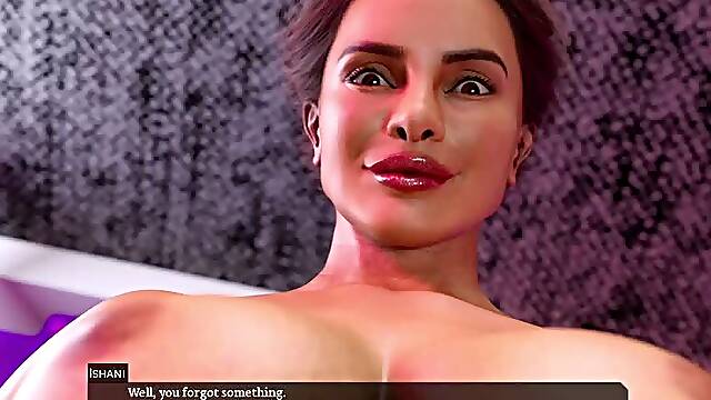 The Spicy Indian Cuisine - Lunas Extreme Blowjob With Busty Indian Shemale