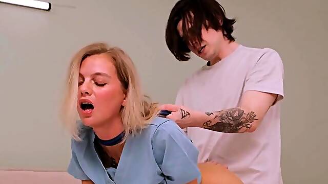 Filthy Nurse Lets Patient Cum Inside Her Tight Pussy - XXX!