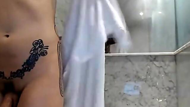 PORNSTAR DANNI DANIELS in the bathroom