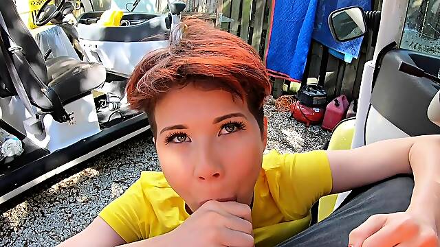 BANG-Adalind Grays Golf Cart Breaks Down And She Needs