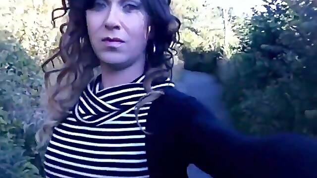 Tranny stripping and flashing down by the cycle track