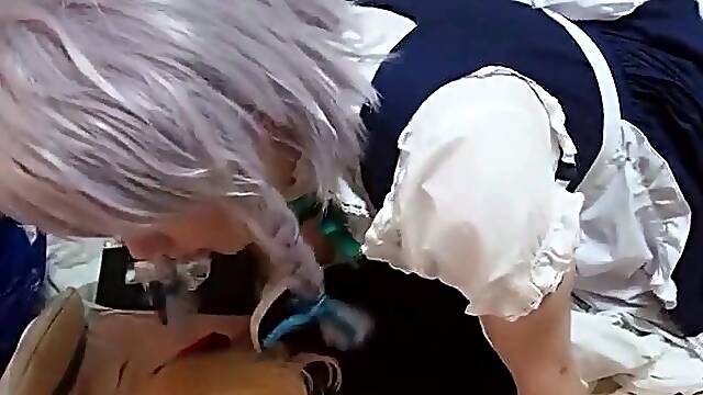 Cosplay Anal Fun with Asian Amateur Crossdresser