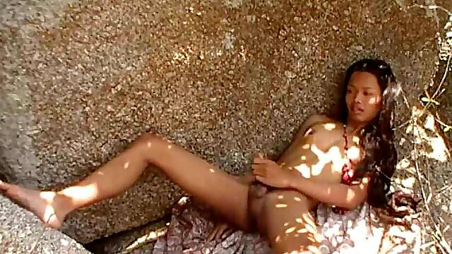 Cum on the beach