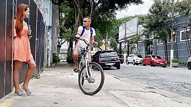 I offered the stranger water and he ended up fucking me on the abandoned bus