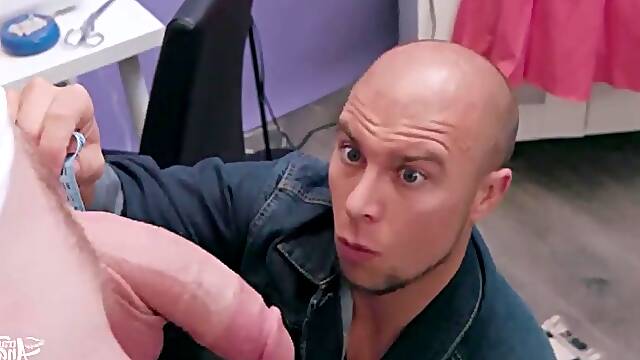 Tailor Me Slutty part 1 - Eli Hunter shemale shows big dick as surprise to her lover