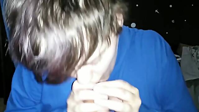 Oops, the rubber penniless... - noisy servant FTM Trans Stud Gets Creampied