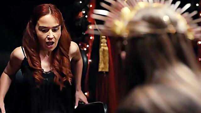 Gal Drinking Ladyboy Jizm - Ginger-haired Transfixed Into Obedience by Futa Witch