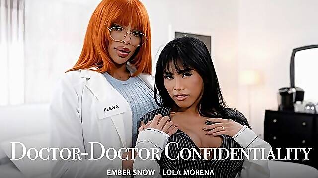 Lola Morena And Ember Snow In Doctor-doctor Confidentiality