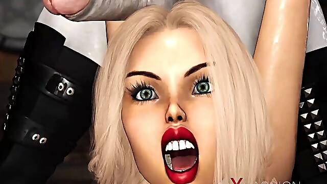 Hot 3d dickgirls fuck hard a fantastic victim in the ritual room