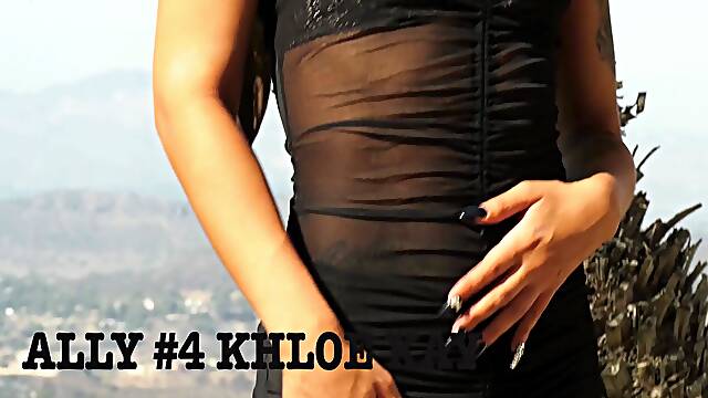 GenderX - Ts Khloe Kay in undergarments bi-racial smash