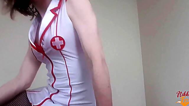 Nurse Nikki Handles your Buttfuck Female Domination Dream and Tops you nicer