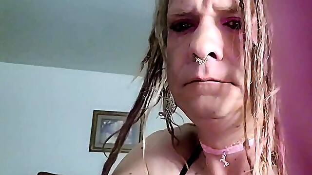 TransSissy homosexual gets older dude spear deepthroat and pulverize