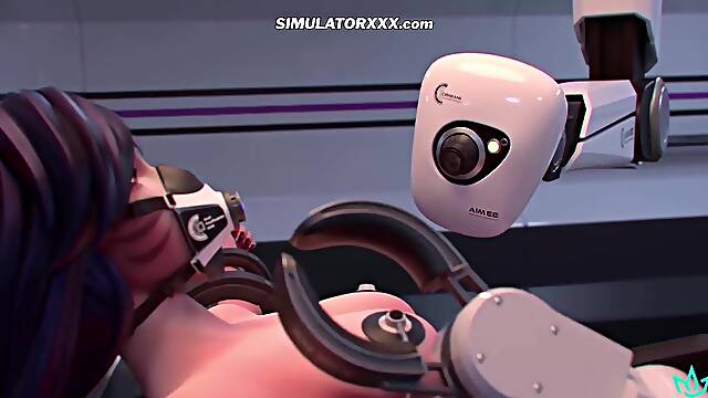 Futa Ahri Masturbated By Ai Machine [ GAMEPLAY ]