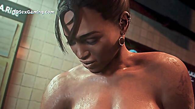 Small Cougar Predominated By Monster Ebony Lollipop - 3 DIMENSIONAL Gameplay HARDCORE