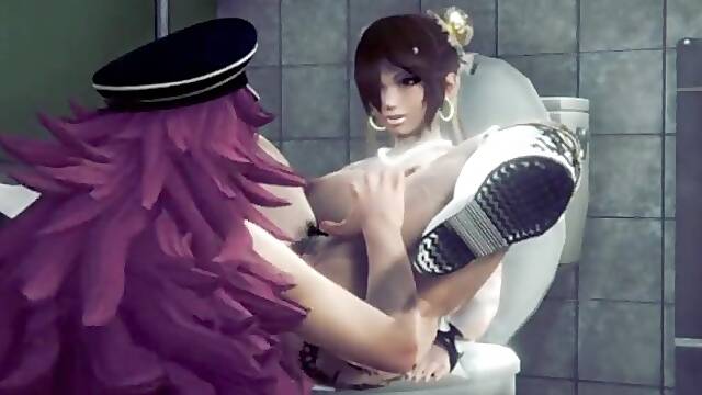 Futa poison pulverizes chun-li beefy