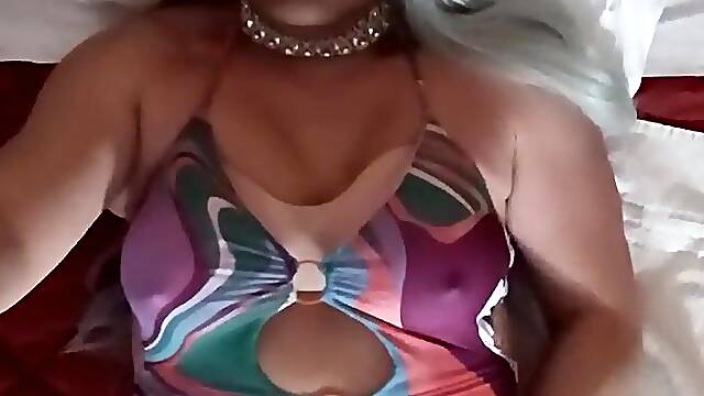 Mind-Blowing mature CD sexually aroused jism for you in sofa