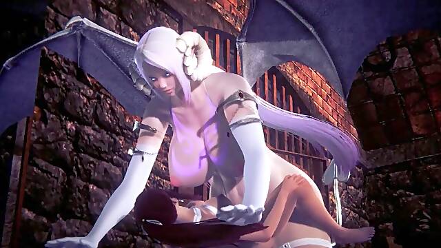 Enormous white succubus