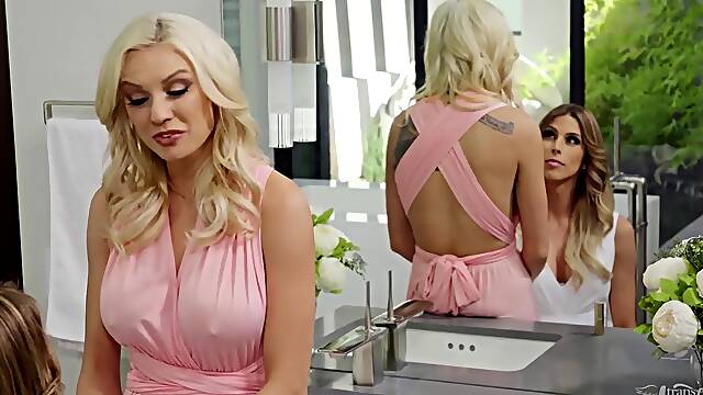 Kenzie Taylor & Casey Kisses & Michael Stax in Ringing Her Wedding Bells 1 - TransAngels