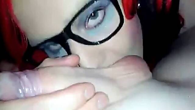 SissyBoy Crossdresser Blows Older Man