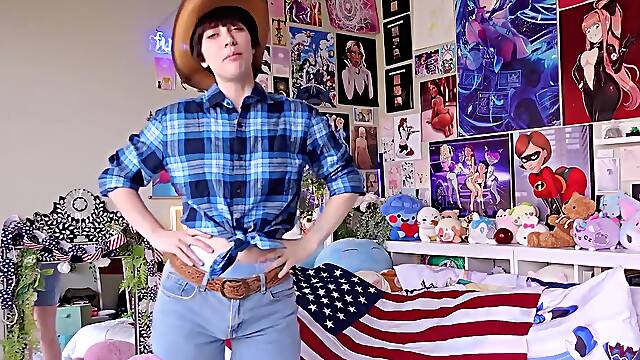 Happy Birthday Murica Femboyandgirl Dance Vid) - Indigo White