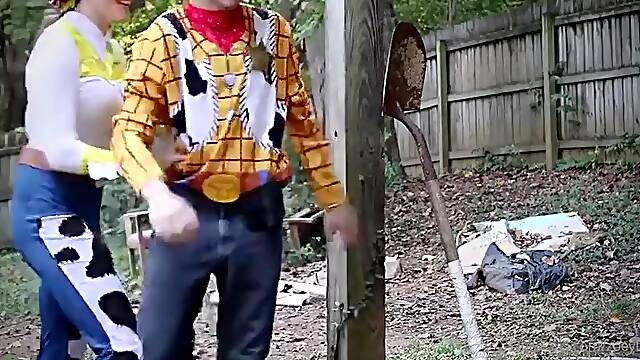 Zoey Taylor - Toy Story Tgirl Jessie Fucks Woody