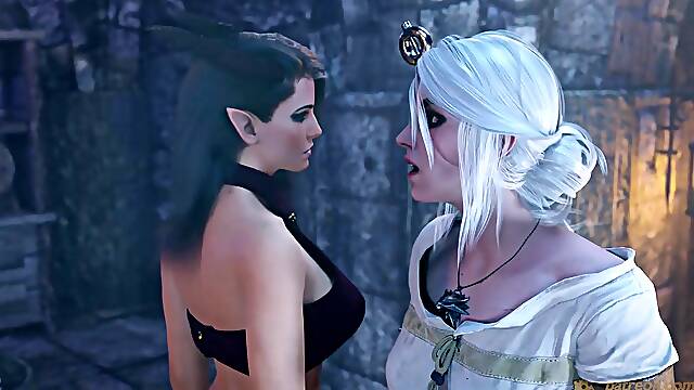 The Witcher - The Debt (full) - Ciri Surrender All Her Holes To Futa Succubus And Gets Anal Creampie