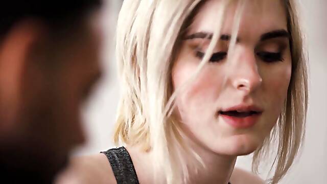 TS Ella Hollywood seduces her ex stepdad Ricky Larkin with tight hole