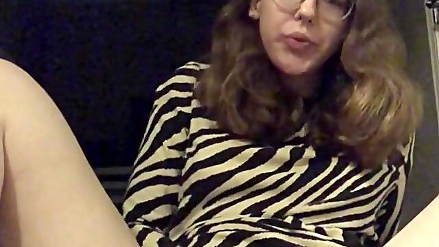 Tally Wyte Strokes Her Cute Transgender Penis