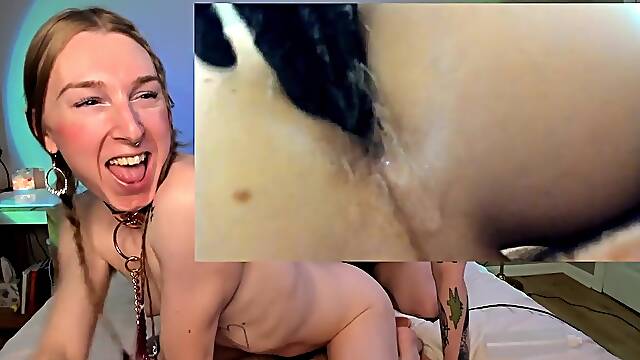 Super Creamy Anal Fingering with Gloves (two Views)