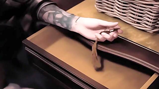 AI Generated Manga - Demon Beauty With a Wang