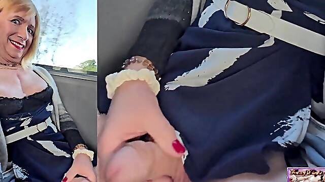 Trans Woman on a Bus Pulls Her Shlong Out