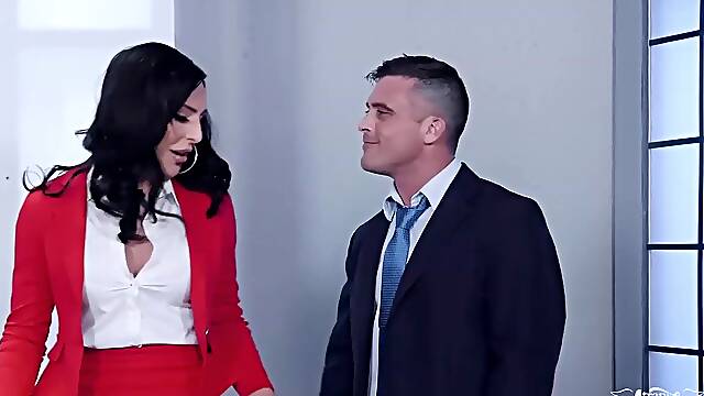 TRANS GIRLS - Sophisticated Chanel Santini Lets Her Co-Anchor Control Her Toy During A Broadcast