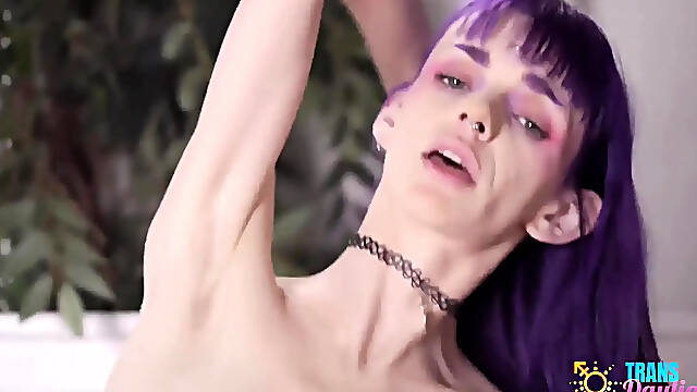 Trans Ceyba Sol Goes Unfathomable In A Moist Twat