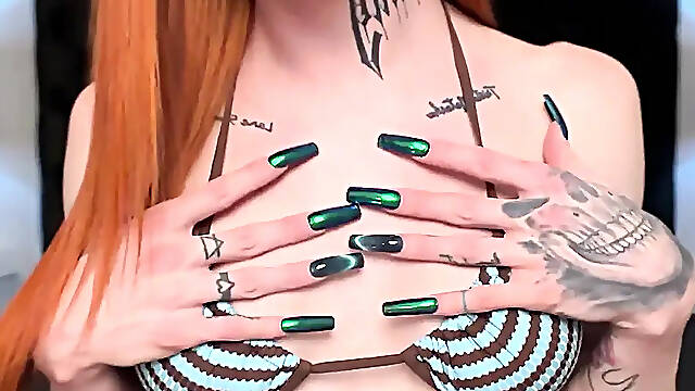 Letting My Nails Explore Each Inch of Me