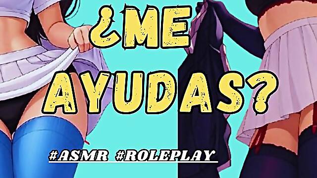 Hermanastra Trans te pide que mires como le quedan sus braguitas y ropa - Roleplay Español (Completo)