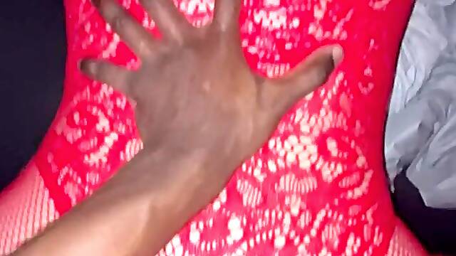 Ebony Thug Neighbour Snuck Over For Some LARGE LATIN CHICK TS ASS For The 1St Time