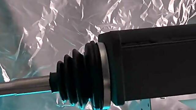 Freya in Trouble. Anal Mechanical Masturbator. 5/2 LARA CROFT SERIES