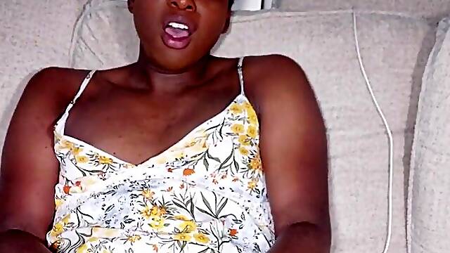 Cute Black T-girl And The PornHub Stealth Stroker!