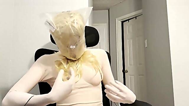 Living Sex Doll Fastened and Struggling
