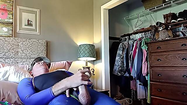 Five of My Almost any Naughty, Bad, Girly TOMBOY Playgirl with a Penis MASSIVE Cumshots in Spandex NYLON