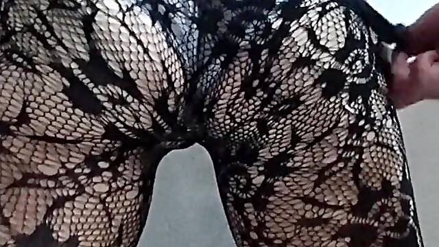 Lascivious Transvestite My Hard Schlong Bomb Beneath the Tights