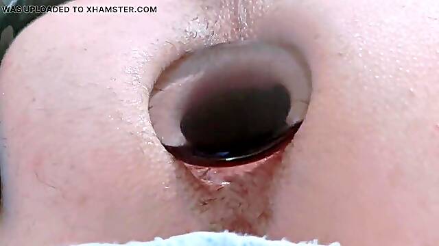 Erika Oak Large Gape After A Large Plug
