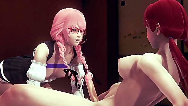 AMA SHEMALE HENTAI CALIENTE TIENE SEXO CON LA SIRVIENTA - CG MANGA GAME