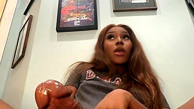 Lascivious Trans Coed Jerks Off After Class - Vanniall