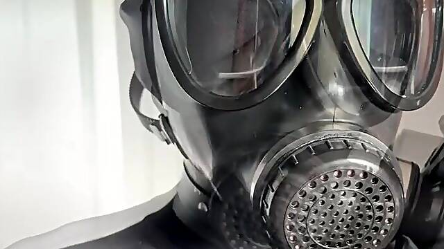 Zentai Slavery and Gas mask