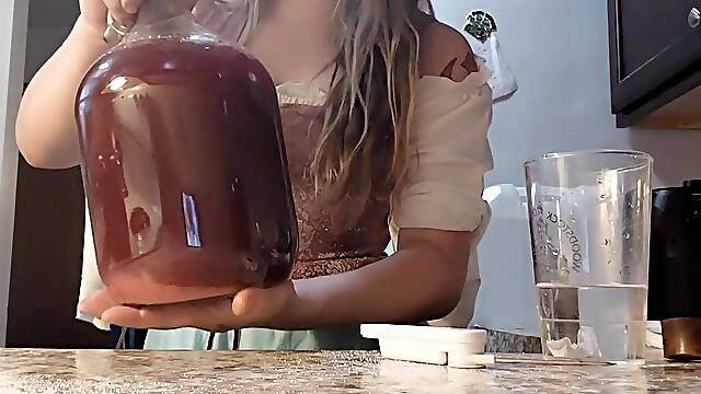 Cute Hobbit Angel ASMR Makes Wine FEET In Your Face Sucking Toes