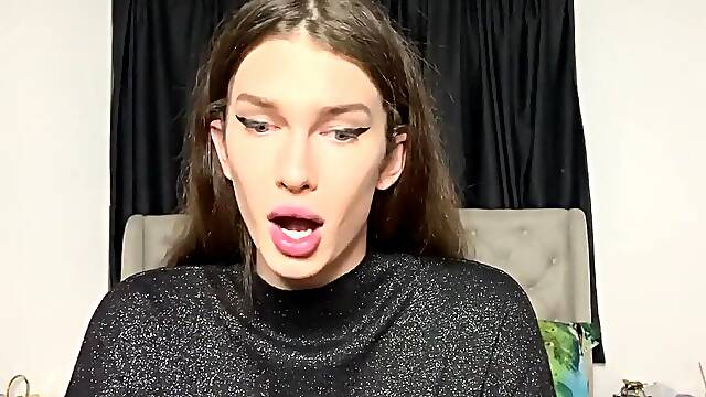 TS Bitch selling her butt to hundreds of studs to pay bills