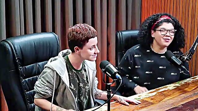 Lohan (trans guy) and Sofie (trans woman) on Ebony Cast SP discussing non-monogamy — it caused quite a stir.