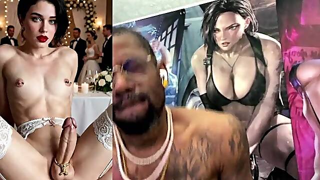 Gigantic Black Beauty Dong Jerking Off And Cumming In The Casino, Transgender Angel Sucking Her Dick In The Gym, Trans Cowgirl Cum Screwing At A Wedding, Preggo Trans Influencer, AI Generated