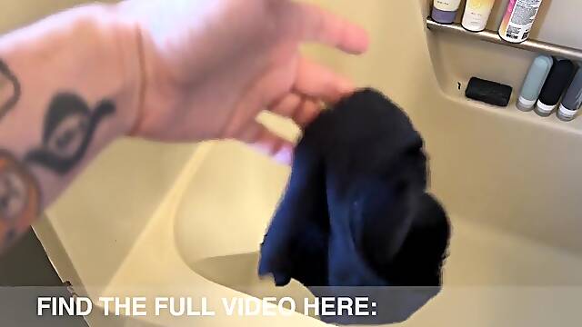 Pissing Onto Pants With My FTM Packer